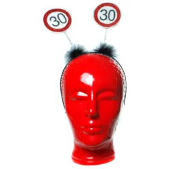 Geburtstagsdekoration Geschenkidee Haarreifen "30" Kopfbedeckung