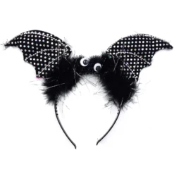 Halloween Haarreifen Fledermaus Schwarz