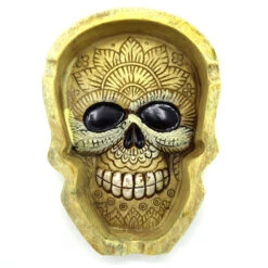 Aschenbecher Totenkopf Relief 4