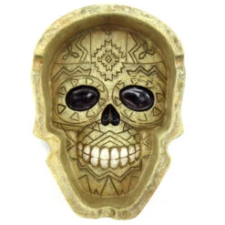 Aschenbecher Totenkopf Relief 2