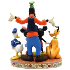 Enesco Sammelfigur Disney Goofy Mickey Minnie Donald Pluto The Gangs All Here 4056752 -Disney DSC01400