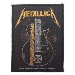 Band Patch Metallica Gitarre Aufnäher