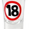 Geburtstagsgeschenk Schnapsglas "18" Shotglas Geschenkidee
