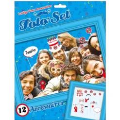 Geburtstagsdekoration Partyidee Foto-Set "60" Lustige Foto Accessoires