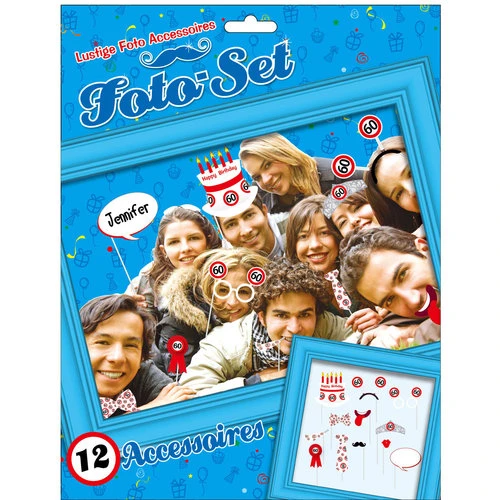 Geburtstagsdekoration Partyidee Foto-Set "60" Lustige Foto Accessoires 1 Geburtstagsdekoration Partyidee Foto-Set "60" Lustige Foto Accessoires