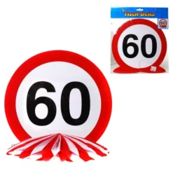 Geburtstagsdekoration Tisch-Deko "60"