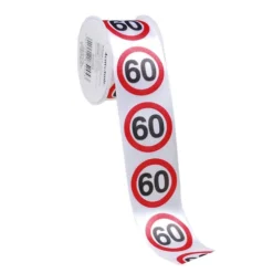 Geburtstagsdekoration Geschenkband "60"