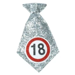 Geburtstagsgeschenk Mini-Krawatte "18" Spaßgeschenk