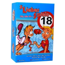 Geburtstagsgeschenk 3 Liebes Spiele "18" Strip Poker Liebes-Karten Liebes-Würfel