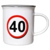 Geburtstagsgeschenk Tasse "40" Becher