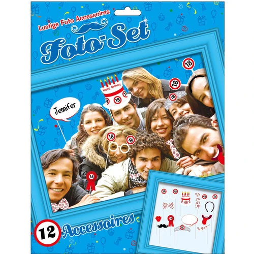 Geburtstagsdekoration Partyidee Foto-Set "18" Lustige Foto Accessoires 1 Geburtstagsdekoration Partyidee Foto-Set "18" Lustige Foto Accessoires