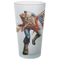 Iron Maiden Trooper Trinkglas Satiniert