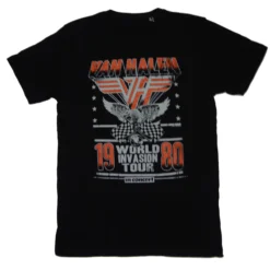T-Shirt Van Halen World Invasion Tour 1980