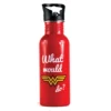 Wonder Woman Metal Trinkflasche "What Would WW Do?" Water Bottle