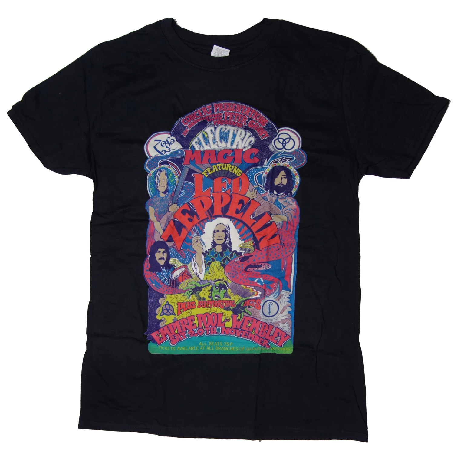 T-Shirt Led Zeppelin Full Colour Electric Magic 1 T-Shirt Led Zeppelin Full Colour Electric Magic