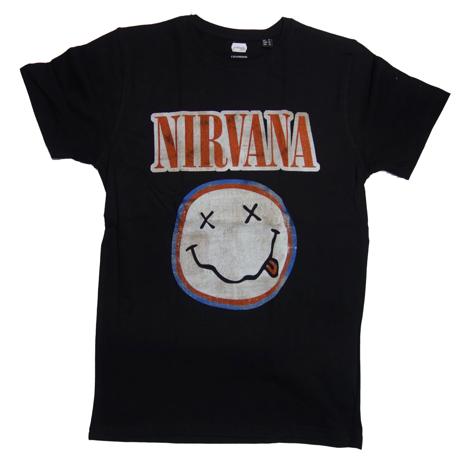 T-Shirt Nirvana Distressed Logo 2 T-Shirt Nirvana Distressed Logo – Bild 2