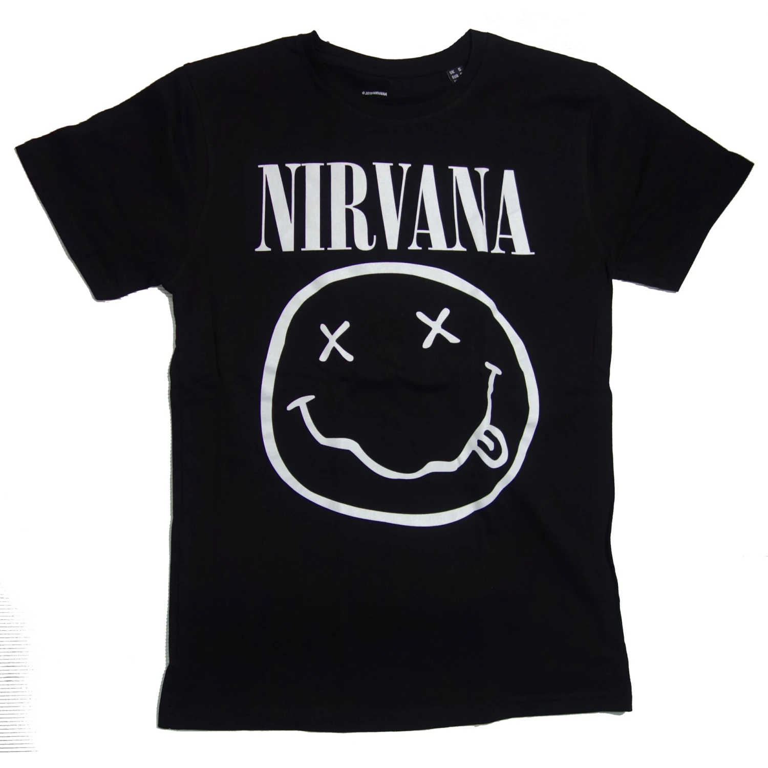 T-Shirt Nirvana White Smiley 2 T-Shirt Nirvana White Smiley – Bild 2