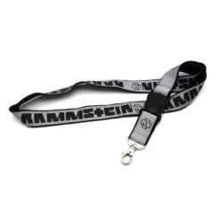 Rammstein Schlüsselband Grey Lanyard